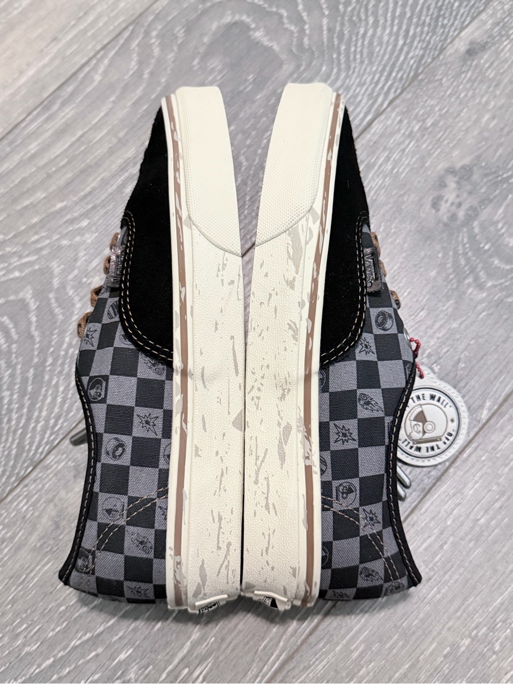 NWT Vans Authentic x Space Molly Limited Edition Black/Gray Check Canvas M5 W6.5 - Picture 11 of 16